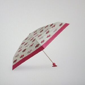 Coach Compact Candy Pink Patterned Women's Umbrella